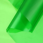 Набор прозрачной цветной пленки 60х60 см (20шт) Зеленый